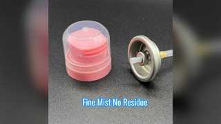 วาล์วแชมพูแห้ง: ละอองละเอียด ไม่มีสารตกค้าง