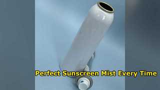 วาล์วสเปรย์กันแดดป้องกันการรั่วซึมเพื่อการปกปิด SPF สม่ำเสมอ