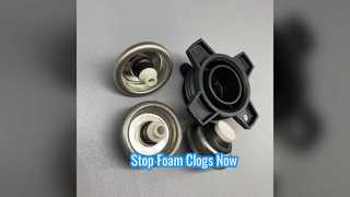 PU Foam Valve ไม่มีการอุดตันสำหรับผู้เชี่ยวชาญ