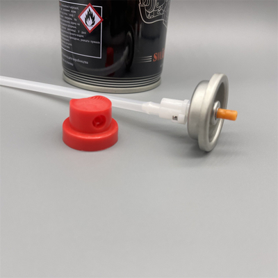 ซื้อ 360 Degree Direction Aerosol Valves With Actuator for lubricant Aerosol Tin Cans การผลิตออนไลน์