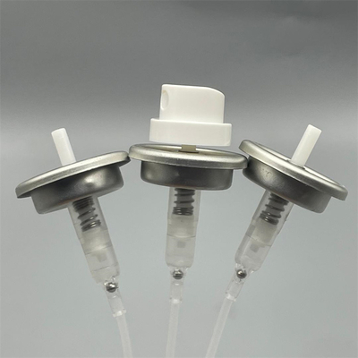 ซื้อ อลูมิเนียม Aerosol Valve Sprayer Mechanism ปั๊มสําหรับการดูแลส่วนตัวและการจัดส่งแม่นยําในครัวเรือน การผลิตออนไลน์