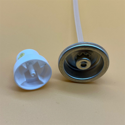 รูปแบบสเปรย์ที่สม่ําเสมอ 1 นิ้ว หญิง Aerosol Valve สําหรับอุตสาหกรรมสีสเปรย์