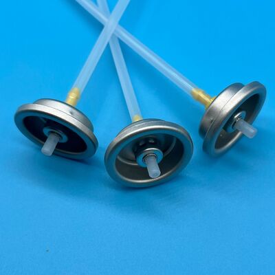 หัว Mousse วาล์วอัลลูมิเนียมกลับด้วยการออกฟองเรียบและควบคุม