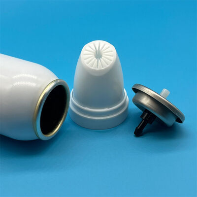 อุปกรณ์เสริมสเปรย์มูสจัดแต่งทรงผมแบบมินิมอลทันสมัย ​​สำหรับสุนทรียภาพของแบรนด์สมัยใหม่ พร้อมการออกแบบแอคทูเอเตอร์แบบชิ้นเดียวที่ไร้รอยต่อ