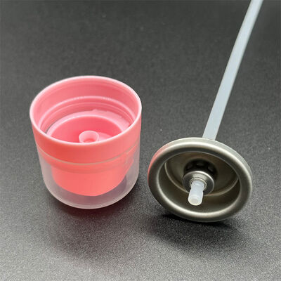 วาล์วสเปรย์แชมพูแห้งแบบ Ultra-Fine Mist Nozzle พร้อมปริมประทับกันการรั่วไหลสําหรับการดูแลผมที่ไม่มีซาก