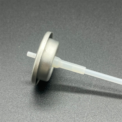 ความแม่นยําสูง 120 Mcl/150 Mcl/200 Mcl พลาสติก Stem Measured Aerosol Valve การแก้ไขการเติมยาของเหลวที่ประสิทธิภาพสูง