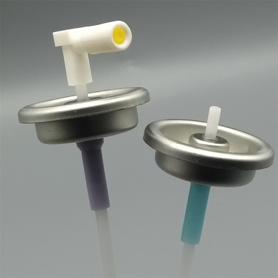 การจัดจําหน่ายแม่นยํา 1 นิ้ว พลาสติก Stem Metered Aerosol Valve สําหรับเครื่องสําอาง