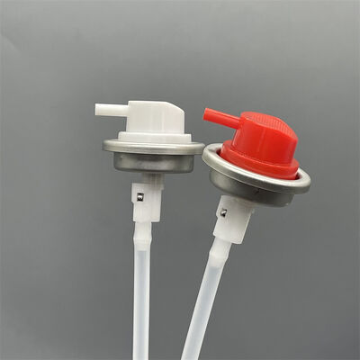 วาล์วสเปรย์กระป๋องแบบคว่ำลงพร้อมความสามารถในการฉีดพ่น 360 องศาสำหรับบรรจุภัณฑ์สเปรย์